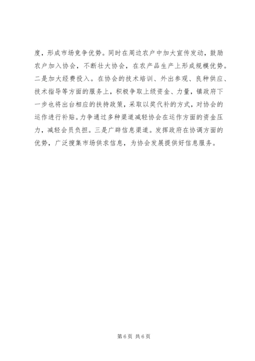 乡镇支部协会工作情况汇报.docx