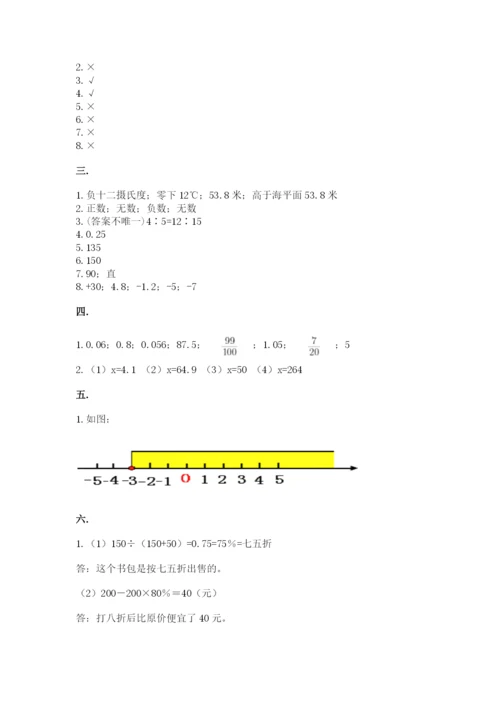 苏教版小升初数学模拟试卷附答案【研优卷】.docx