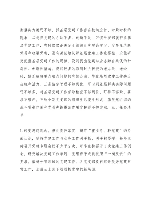 关于基层党建述职评议点评意见【十篇】.docx