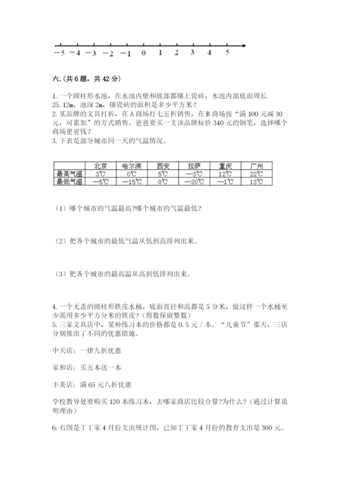 小学毕业班数学检测卷精品（突破训练）.docx