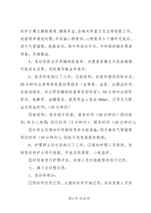 重大突发事件医疗卫生救援应急演练方案1.docx