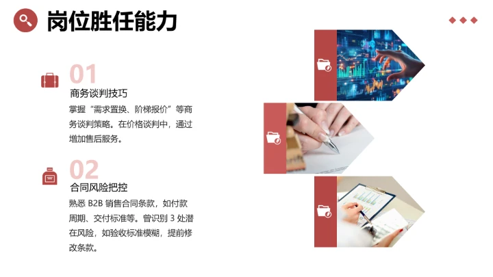 工商管理专业大学生求职综合展示职业生涯规划通用PPT