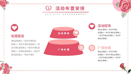情人节婚礼策划方案通用PPT模版