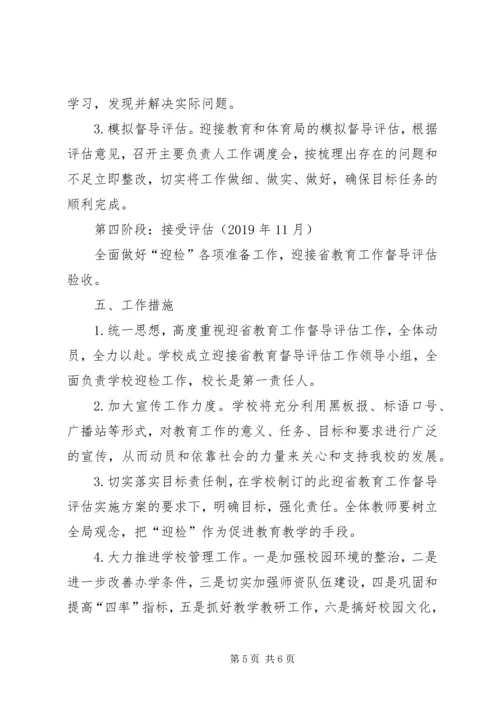 迎接政府履行教育职责工作评价督导评估实施方案.docx