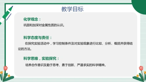 【高效备课】实验活动5 常见金属的物理性质和化学性质 课件 --人教版（2024）化学九下