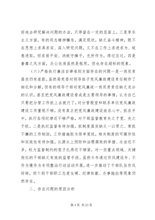 公安局主题实践问题整改清单.docx