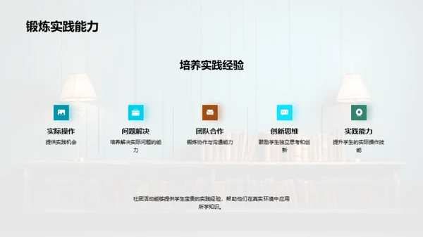 探秘社团 点亮能力