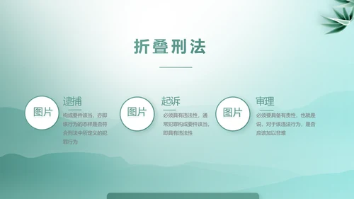 蓝色中国风法律案例分析动态PPT模板