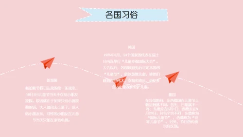 小熊卡通61儿童节快乐通用PPT模板