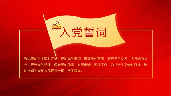 红色极简党建党支部学习教育活动动态PPT