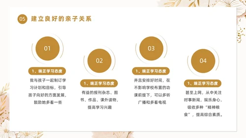黄色简约风优秀家长分享经验PPT模版经验分享