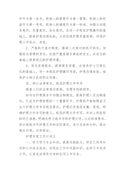 护理年度工作计划.docx