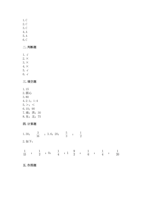 人教版六年级上册数学期末检测卷（黄金题型）.docx