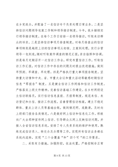 人大信访工作总结汇报.docx