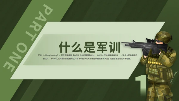 真人CS迷彩青春通用PPT模板