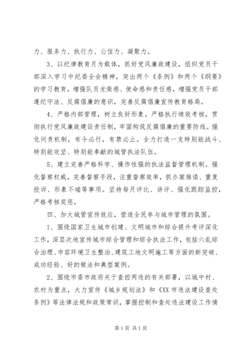 城管执法局工作总结.docx