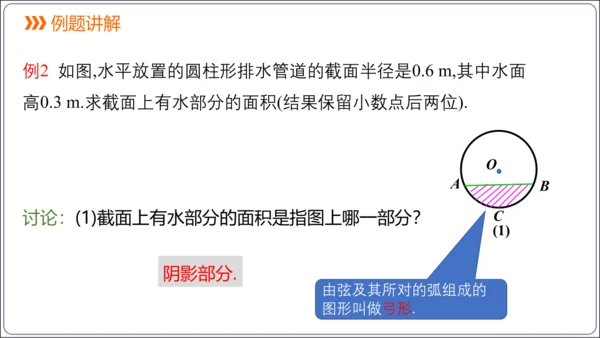 24.4 第1课时  弧长和扇形面积【人教九上数学精简课堂课件】(共22张PPT)