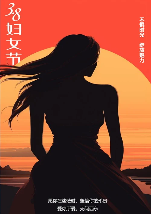 魅力女神节日海报