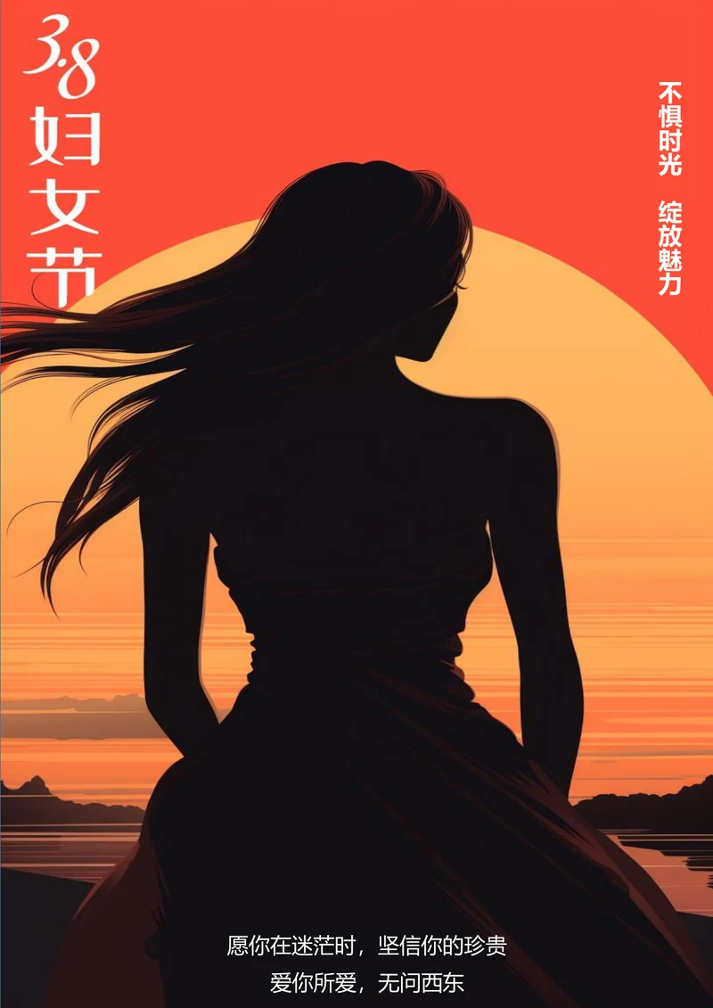 魅力女神节日海报