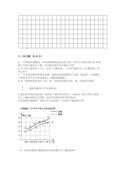 青岛版小升初数学模拟试卷最新.docx