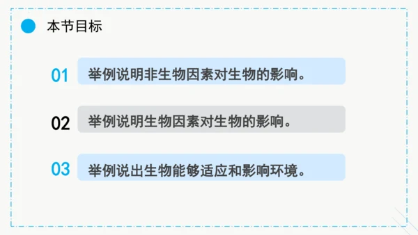 1.2.1生物与环境的关系课件2023--2024学年人教版生物七年级上册(共30张PPT)