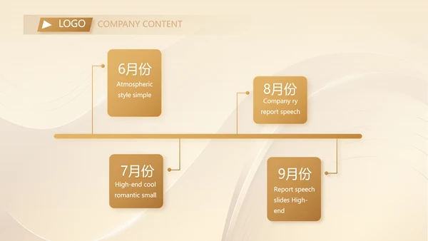 金色高档金融投资理财行业通用PPT动态模板