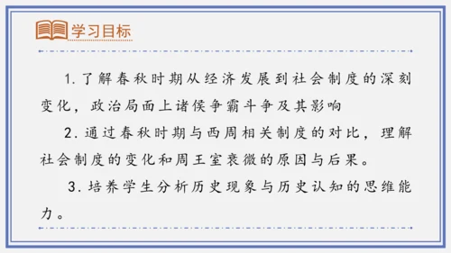 第6课 动荡的春秋时期  课件