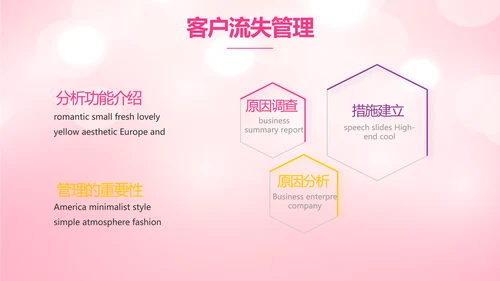 粉色卡通公司10周年庆ppt活动策划方案