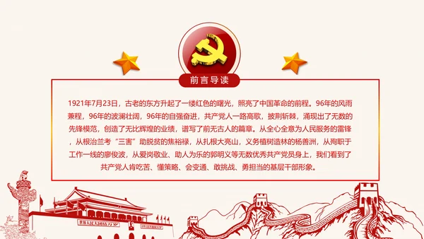 喜迎十九大心怀责任勇于担当合格党员PPT
