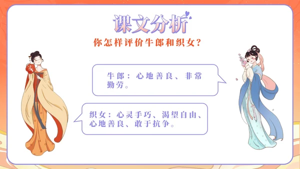 部编版语文五年级上第十课牛郎织女上PPT模板
