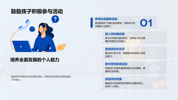 二年级学习指导PPT模板