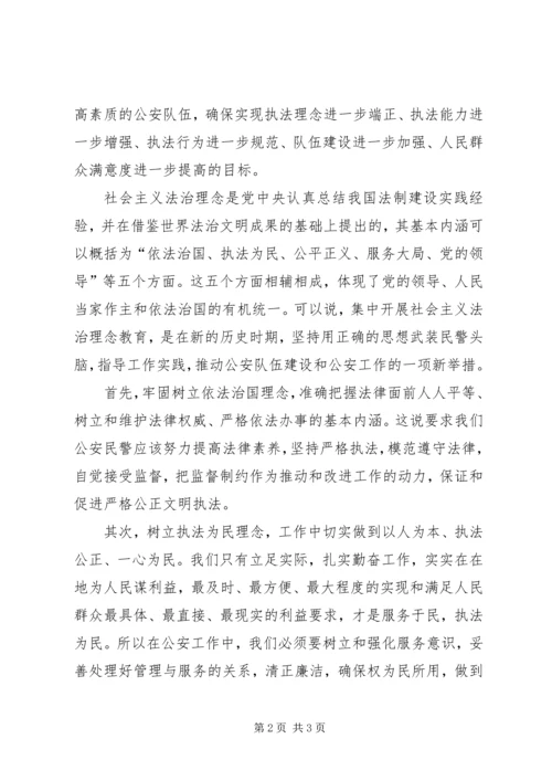 社会主义法治理念教育学习体会 (2).docx