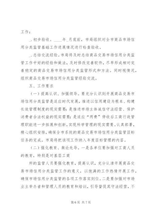 市场信用分类监管工作实施方案.docx