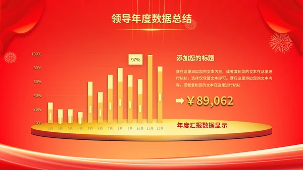 红色科技风年终盛典年会年终总结大会颁奖典礼ppt模板年会总结