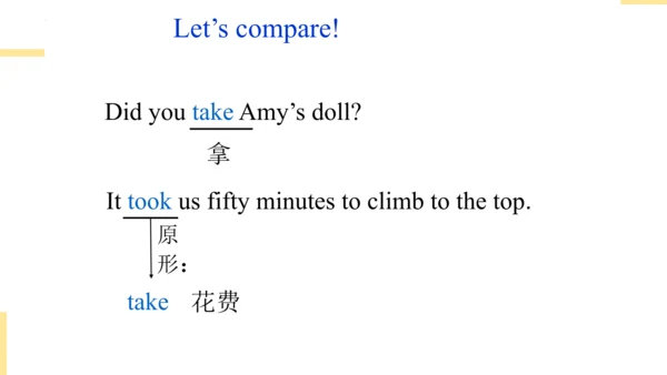 Module 7 Unit 1 Did you take Amy’s doll 课件(共28张PPT