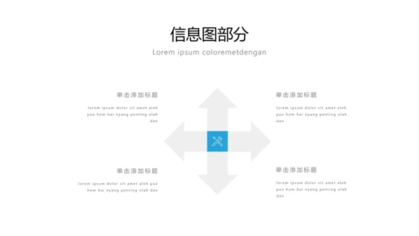 蓝色简洁商业计划书公司简介商务PPT模板