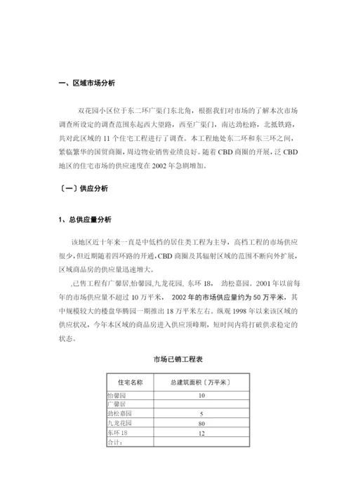 双花园项目营销策划报告(1).docx