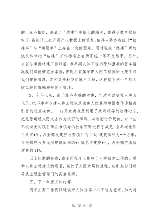 人防工程建设开发年度工作总结.docx