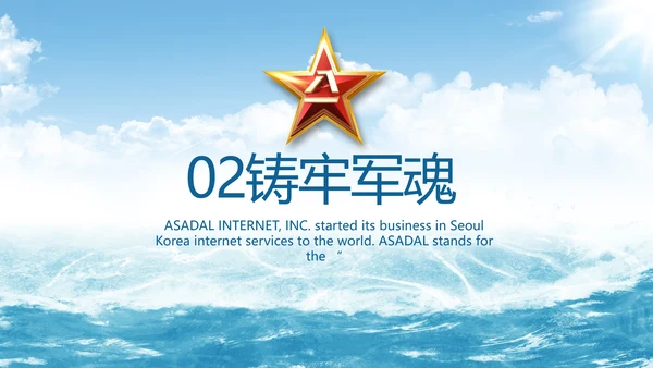 中国海军军事部队工作总结动态PPT