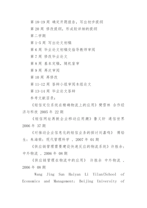 电子商务专业毕业论文开题报告.docx