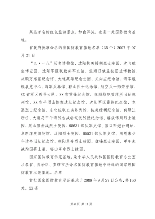 学校开展国防教育汇报材料 (2).docx