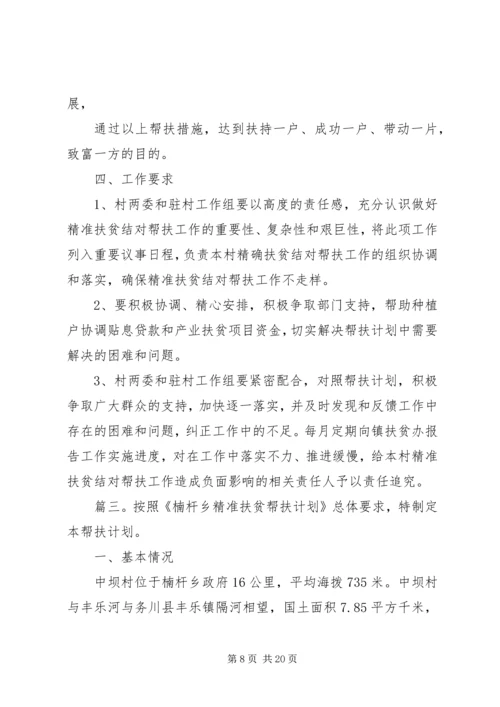 乡镇精准扶贫计划精选多篇.docx