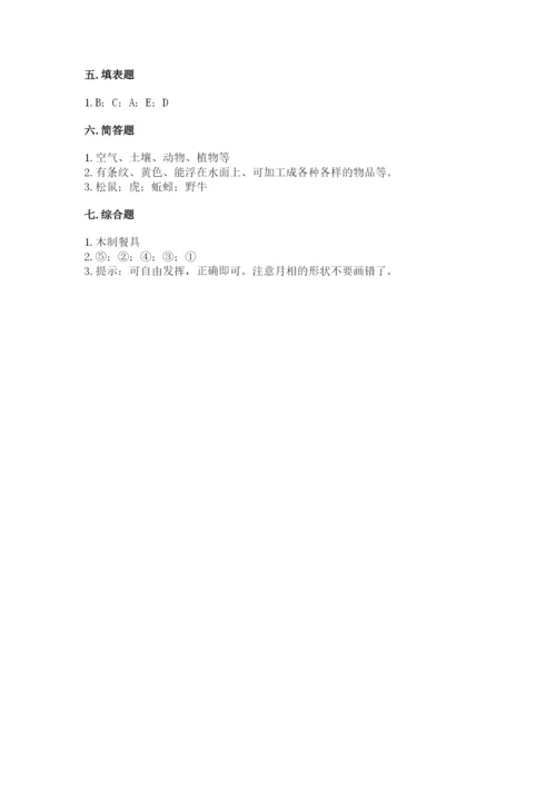 教科版科学二年级上册《期末测试卷》精选.docx