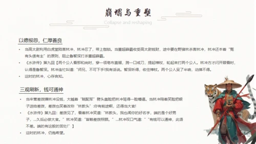 《水浒传》林冲人物介绍通用PPT模板