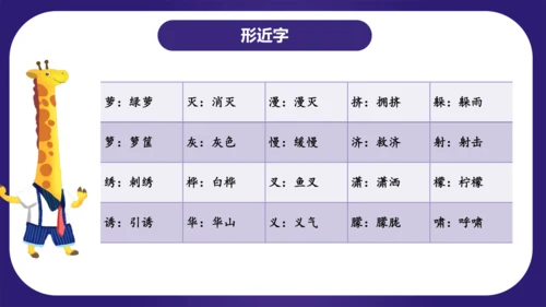 统编版四年级语文下学期期中核心考点集训第三单元（复习课件）