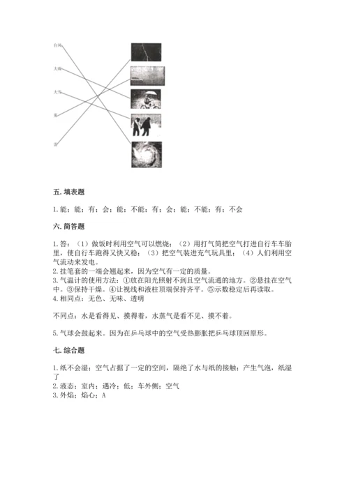 教科版三年级上册科学《期末测试卷》含完整答案【各地真题】.docx