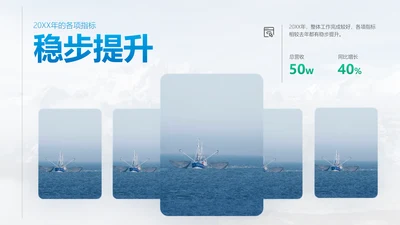 简约商务风年终总结