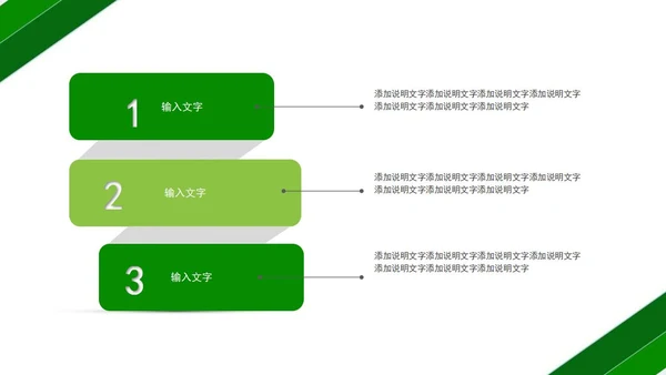 绿色简约几何形状教学教育培训PPT模板