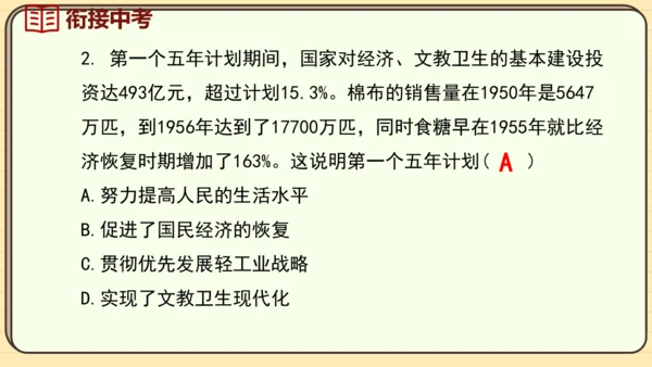 第4课 新中国工业化的起步和人民代表大会制度的确立（课件）2024-2025学年度统编版历史八年级下