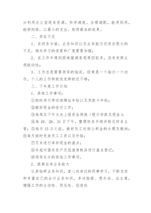 出纳年度工作总结.docx